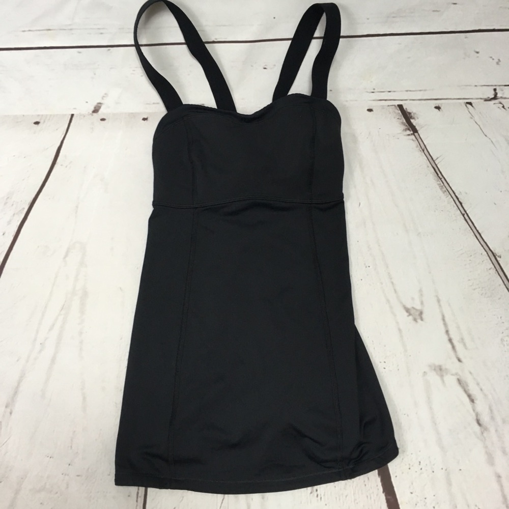 LULULEMON • 4 Run Catch Me Tank Black Adjustable - Picture 4 of 5